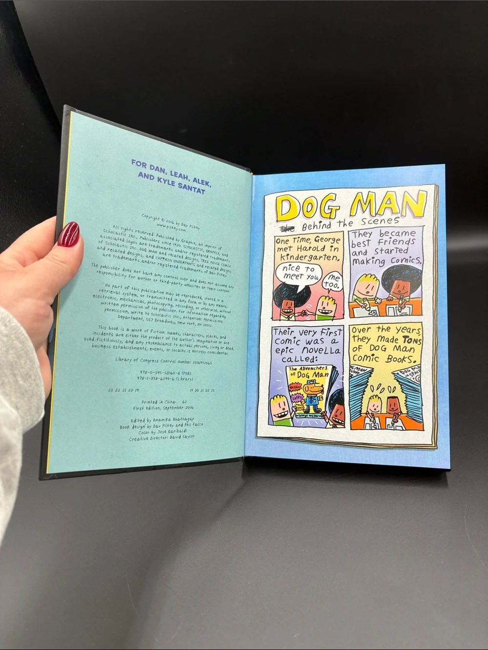 Dog Man by Dav Pilkey- Hardcover Book